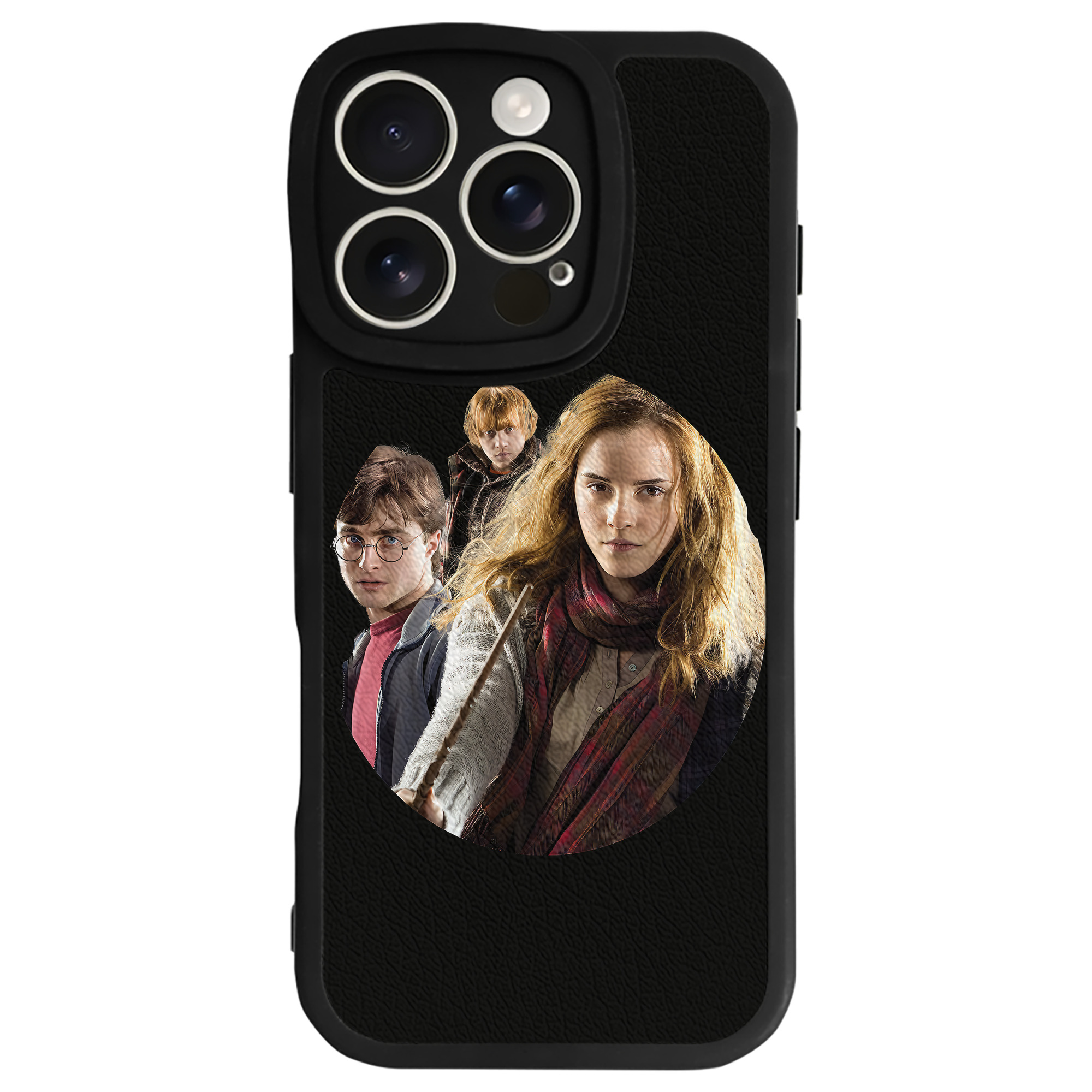 （画像用） Harry Potter ハリー・ポッターシリーズ 【iPhone 16シリーズ対応】シリコンスマホケース（レザー調） 材質：シリコン
